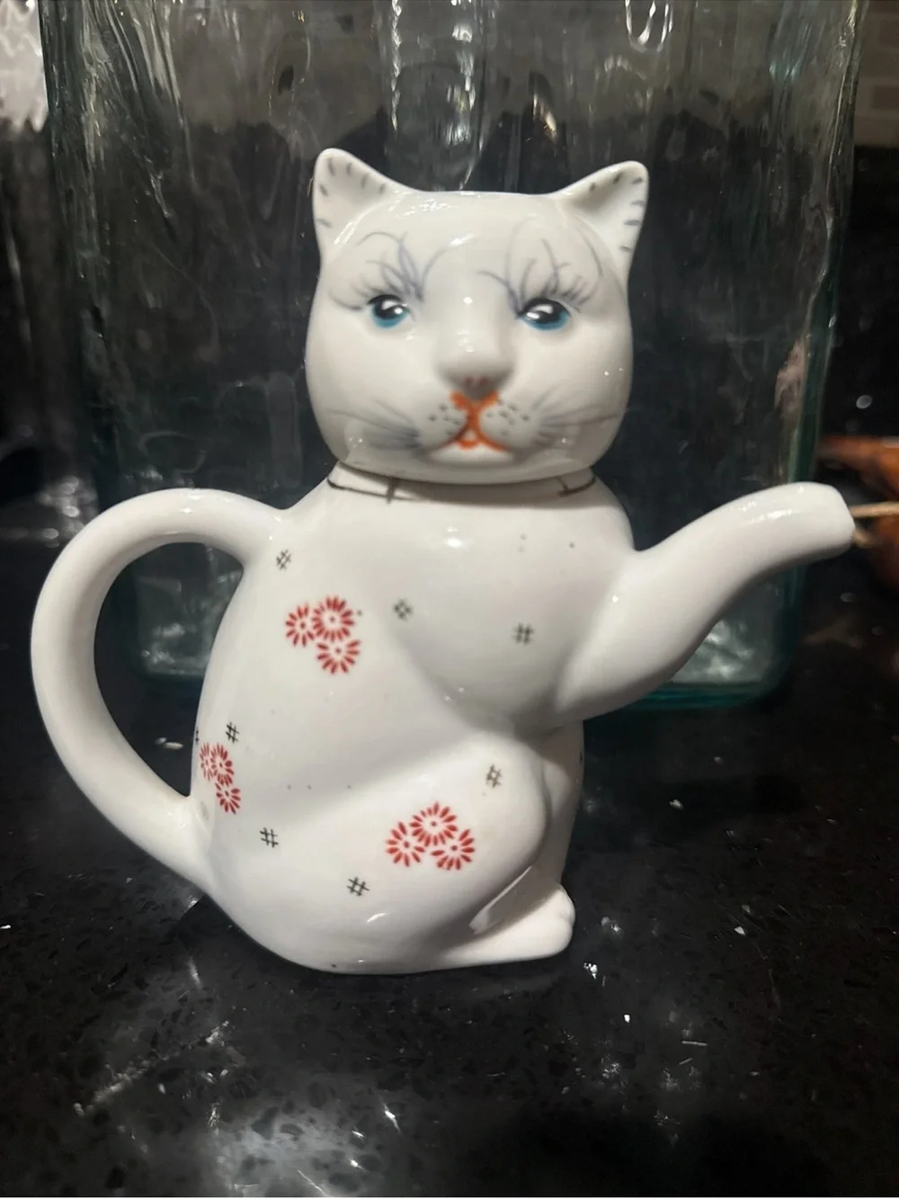 Ceramic White Cat Creamer - Decorative Pets Cat Creamer